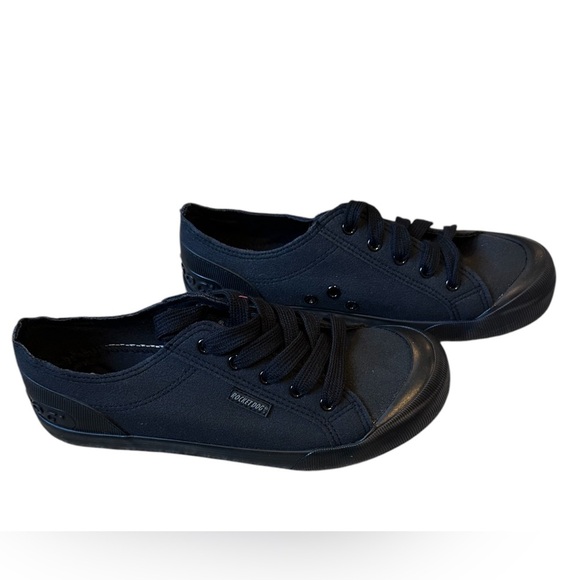 Rocket Dog Women's Cheery Canvas Cotton Sneaker Black Size 9 - Picture 3 of 6